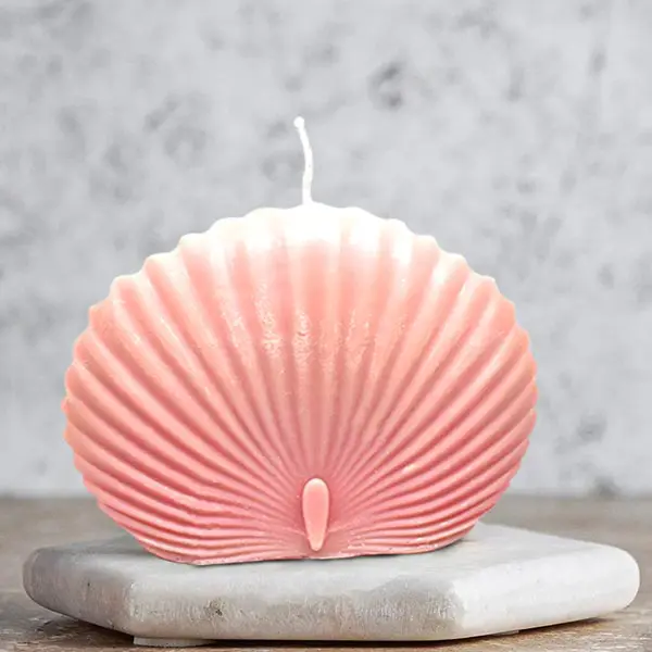 Seashell Candle