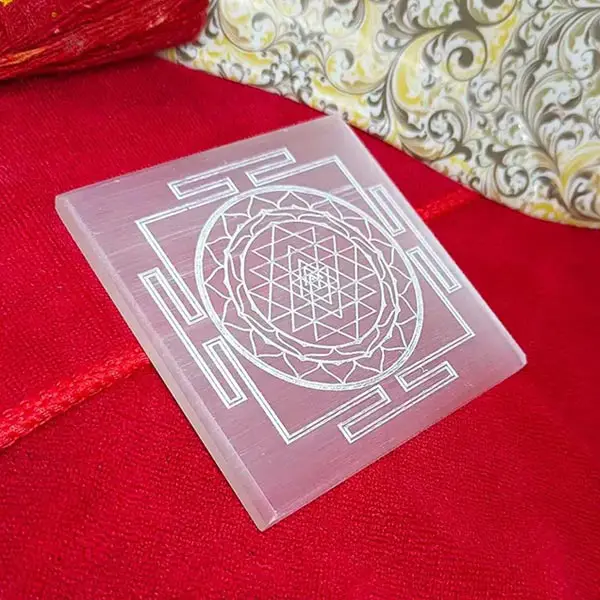 Selenite Shree Yantra