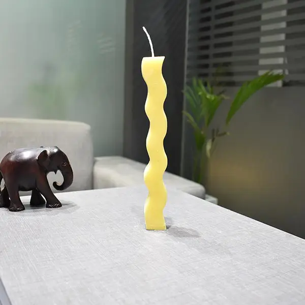 Wave Pillar Candle