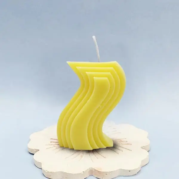 Wave Shape Candle