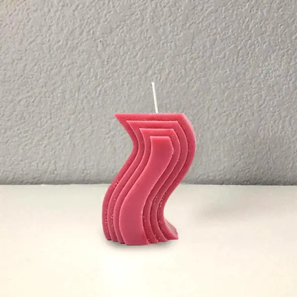 Wave Shape Candle