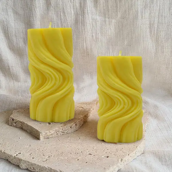 Wave Twisted Candle