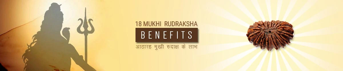 18 Mukhi Rudraksha Benefits, अठारह मुखी रुद्राक्ष लाभ