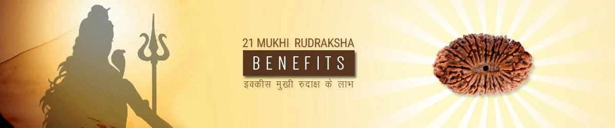 21 Mukhi Rudraksha Benefits, इक्कीस मुखी रुद्राक्ष लाभ